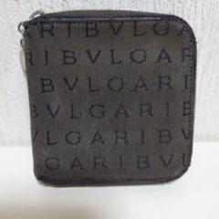 BVLGARI ブルガリ ロゴマニア キャンバス ラウンドファスナー