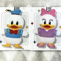 新品 POPMART ディズニー ドナルドとディジー ♡ ポップマート DIMOO WORLD x DISNEY シリーズ ぬいぐるみキー