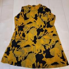 marimekko ウサギ柄長袖ワンピース 100cm~