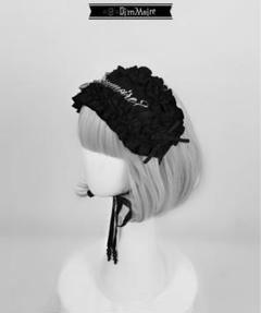正規品 DimMoire ディムモアール HeartCoreヘアリボン ブラック DimMoire ディムモアール HeartCoreヘアリボン ブラック 地雷