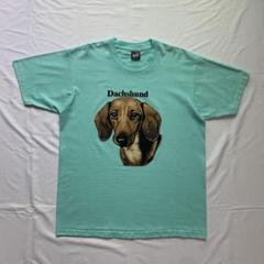 90s USA製 DACHSHUND ダックスフンド Tシャツ L