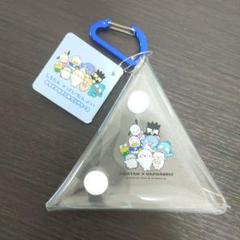 しろたん×はぴだんぶい コラボ カラビナ付き三角クリアケース ♡