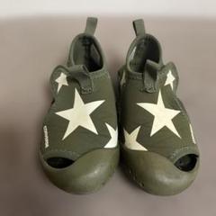 CONVERSE オリーブ 星柄 サンダル　水陸両用　14センチ
