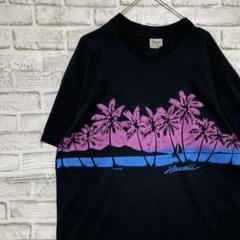 USA製90sヴィンテージTシャツ！シングルステッチ　ブラック半袖古着XL24