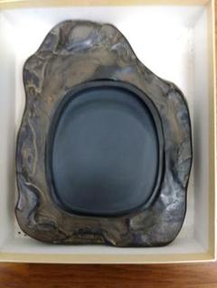 若田石硯硯箱マーブル模様ハンドメイド