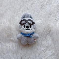【新品】StrayKids pilot パジャマセット ウルフチャン バンチャン skzoo ウルフチャン PILOT 10cm ぬいぐるみ スキズ バンチャン