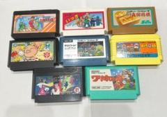 ファミコンカセット8個まとめ売り　いっき　デビルワールド　影の伝説　ワリオの森