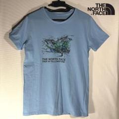 THE NORTH FACE ノースフェイス レディース Tシャツ 水色 Ｌ