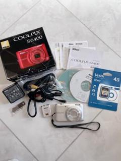 美品 NIKON COOLPIX S6400 箱.付属品あり シルバー 美品 NIKON COOLPIX S6400 箱.付属品あり シルバー - メルカリ
