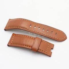 良品 オフィチーネパネライ 純正 レザー 24mm用 ブラウン メンズ 腕時計用 良品 オフィチーネパネライ 純正 レザー 24mm用 ブラウン メンズ