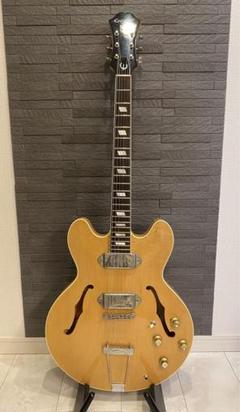 Epiphone casino ナチュラル ハードケース付き　ジャンク Epiphone casino ナチュラル ハードケース付き ジャンク - メルカリ