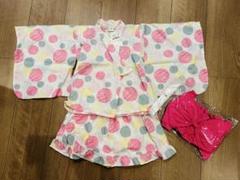 【新品】95cm 2Way浴衣　上衣+帯+ワンピース 3点セット