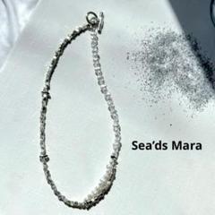 週末限定ンセール beads Mara】Layer Sea'ds necklace メルカリ - 新品未使用 アクセサリー