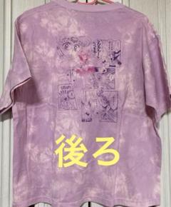 ピンク色 タイダイ柄のセーラームーン Tシャツ