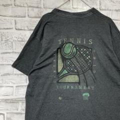 USA製90sヴィンテージTシャツ！シングルステッチ　グレー半袖古着　XL728