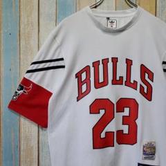 546☆アディダス☆NBA☆ゲームシャツ☆シカゴブルズ☆マイケルジョーダン☆M