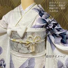 帯揚げ　帯締め　重衿　人気モノトーンコーディ ホワイト　新品未使用　0929⑥ 帯揚げ 帯締め 重衿 半衿 人気ホワイトコーディ 白 新品未使用