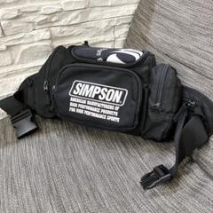 SIMPSON シンプソン　ウエストバッグ　ヒップバッグ　ブラック SIMPSON シンプソン ウエストバッグ ヒップバッグ ブラック