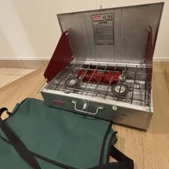 Coleman パワーハウス ツーバーナー 413H リミテッドモデル (美品) Coleman (コールマン) ガソリンツーバーナー 413H 03年2月製