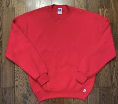 80S USA製　Russell Athletic スウェット　レッド　未使用並