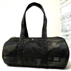 【美品】PORTER　タンカー　30th ミニボストンバッグ　カモフラ　ネイビー Yahoo!オークション -「迷彩 カモフラ バッグ」(吉田カバン