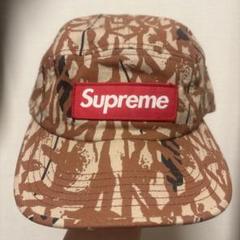 supreme キャップ　ブラウン　パイソン柄 Supreme シュプリーム 2023SS Pigment Canvas S Logo 6Pnale Cap