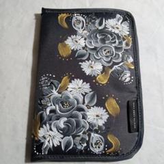 救急3点セット口紅リップケース薔薇手描きトールペイント