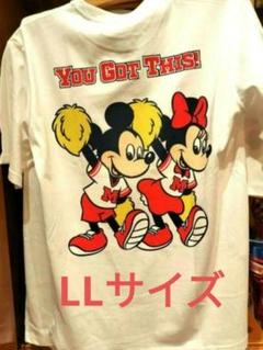 Tシャツ　LLサイズ　ミッキーミニー チアトゥギャザー　Cheer