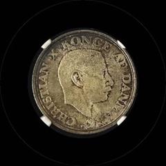 デンマーク　2クローネ　1945 【NGC MS63】　世界コイン デンマーク2クローネ1945 【NGC MS63】世界コイン
