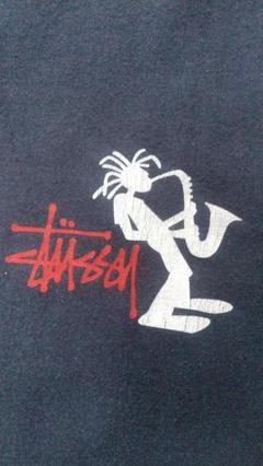 【希少XL】STUSSY ステューシー スウェット シャドーマン ジャズ 古着 希少XL】STUSSY ステューシー スウェット シャドーマン ジャズ 古着