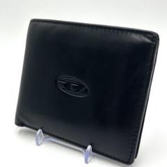 ［新品・未使用品］diesel カウレザー　二つ折り財布　ブラック　専用箱付き 楽天市場】ディーゼル 二つ折り財布 エンボスロゴ カウレザー