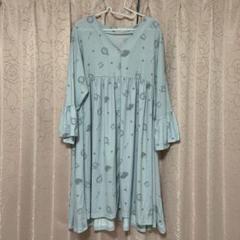 青木美沙子 しまむら パジャマ ルームウェア 水色 青 m♡petit L