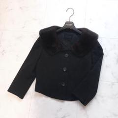 【極美品】フォクシー ノーカラージャケット ツイード ビジュー ブラック 40 ICB ライトツイード ノーカラージャケット （ブラック系