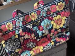 【お値下げ】★ ヴェアブラッドリー　カラフル花柄キルティングトートバッグ　★ お値下げ】☆ ヴェアブラッドリー カラフル花柄キルティング