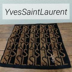 ysl サンローラン モノグラム 総柄 刺しゅう ハンドタオル ハンカチ 新品のサムネイル