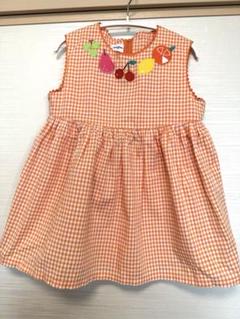 あき【美品】ファミリア チュニック ワンピース チェック柄 刺繍 120 125634_01.jpg?v=1731379350&