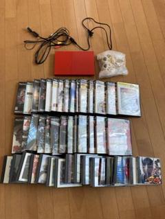 PlayStation 2 本体 SCPH-90000 赤　ソフト多数付