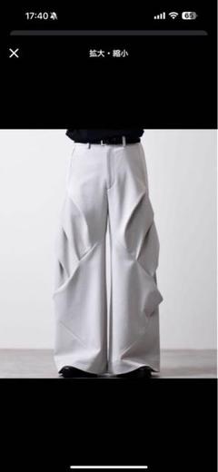 CLEL Prime TR 3D Tuck Pants ライトグレー - メルカリ