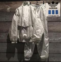 80s デサント製 old adidas セットアップ トレフォイル ゴールド 80s デサント製 old adidas セットアップ トレフォイル ゴールド