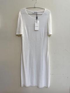 極美品 レコパン（LES COPAINS）グラデーションドットワンピース