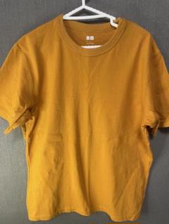 【未使用品】UNIQLO U マスタード Tシャツ Lサイズ オレンジ