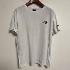 Umbro アンブロ ホワイト Tシャツ ロゴ入り XL