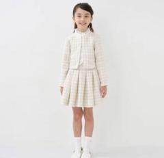 kate spade ホワイト リボン付きジャケット　卒園　入学　130 2025年最新】kate spade new york 子供用ドレスの人気アイテム