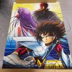 聖闘士星矢　 PlayStation3 告知　ポスター　やや汚れ あの大ヒットアニメ「聖闘士星矢」が3DCG作品で蘇る！懐かしの
