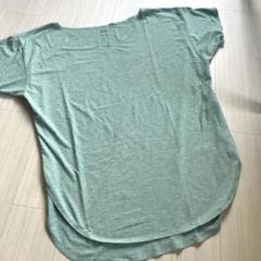【美品】UNIQLO エアリズムシャツ　エメラルドグリーン