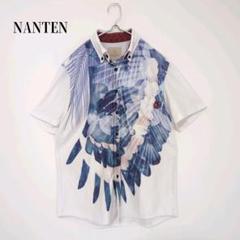 沖縄　NANTEN南天メンズかりゆしウェア ノーアイロン　Мサイズ