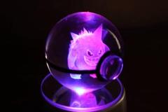 【新品】ポケモン　ゲンガー　水晶　海外限定 ポケモン - ポケモン ゲンガー モンスターボール クリスタル
