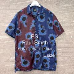 美品 Paul smith ポールスミス 花柄シャツ ガーデンフローラル