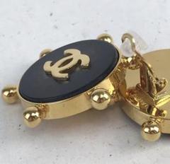 決算セール☆CHANELシャネル ココマーク イヤリング レディース 黒 金