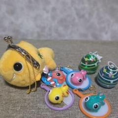 チャーミーでめきんミニがま口と夏祭りシリーズ全6個
